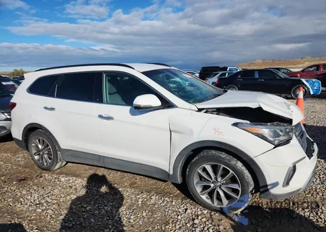 2017 Hyundai Santa Fe Se from USA, damaged, VIN KM8SNDHF2HU174646